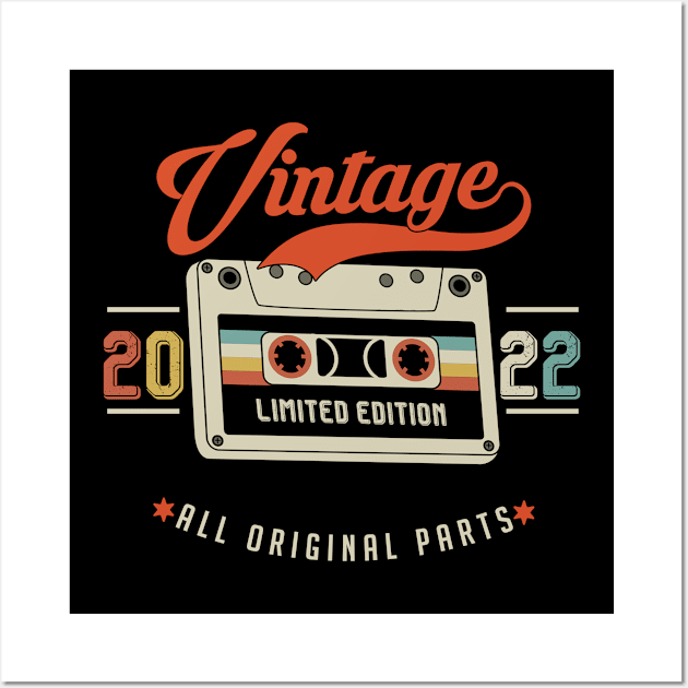 2022 Vintage - Limited Edition All Original Parts Wall Art by Debbie Art